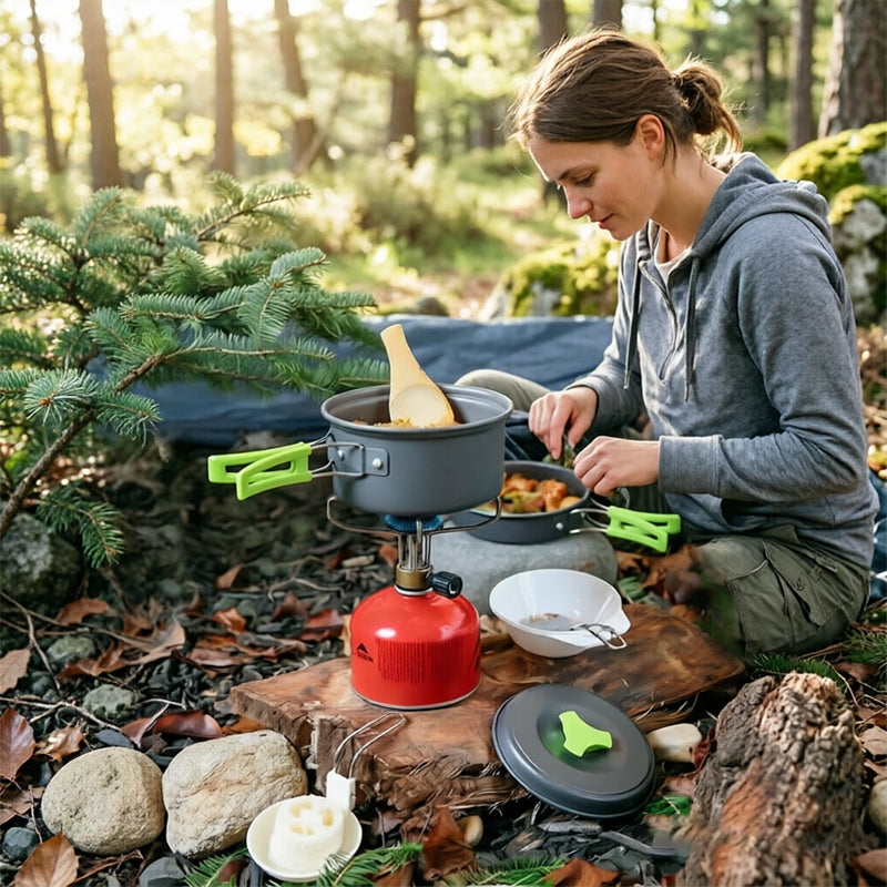 Traileno CampCook – Kit Cuisine Compact 1–2 Personnes