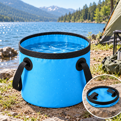 Seau pliable 20 L – Camping, pêche & outdoor