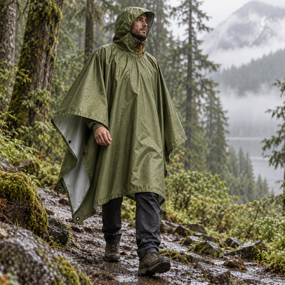 Traileno StormPoncho – Poncho Outdoor 3-en-1